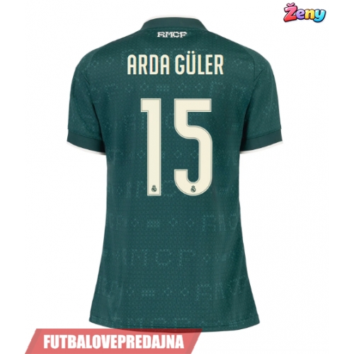 Lacne Ženy Futbalové dres Real Madrid Arda Guler #15 2026-27 Krátky Rukáv - Preč